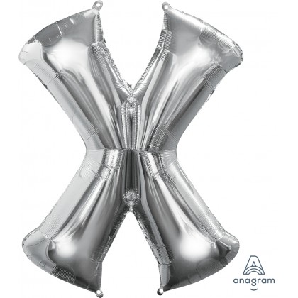 P50 35" (Silver) Letter X SuperShape™